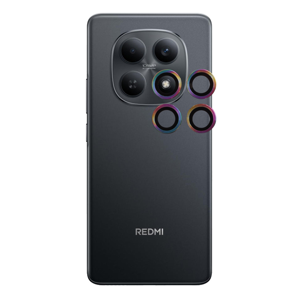 VOLTE-TEL CAMERA GLASS COVER XIAOMI REDMI NOTE 15 5G /POCO M8 5G 6.77" 9H 0.30MM EASY APPLICATION RAINBOW - Image 5