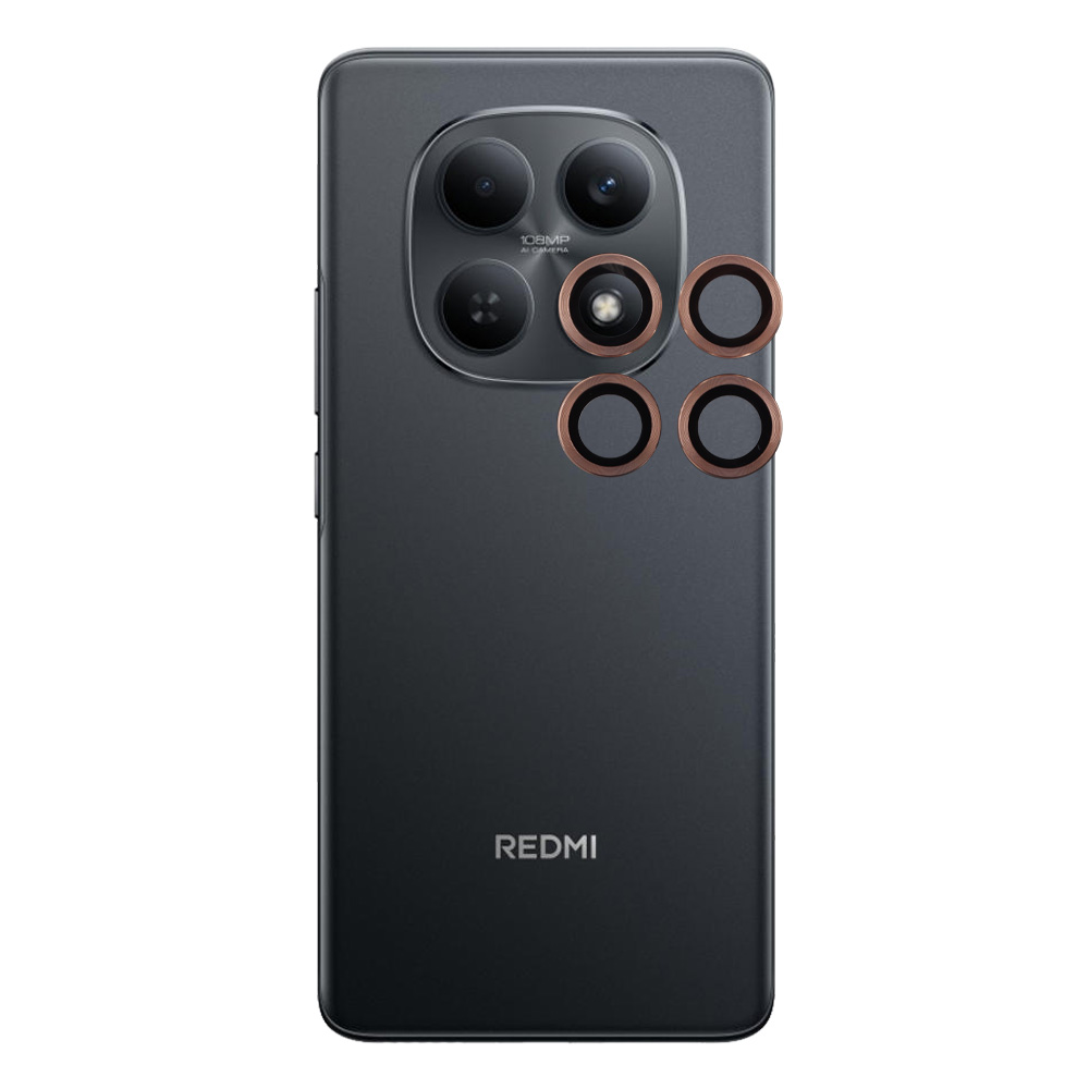 VOLTE-TEL CAMERA GLASS COVER XIAOMI REDMI NOTE 15 5G /POCO M8 5G 6.77" 9H 0.30MM EASY APPLICATION GOLD - Image 5