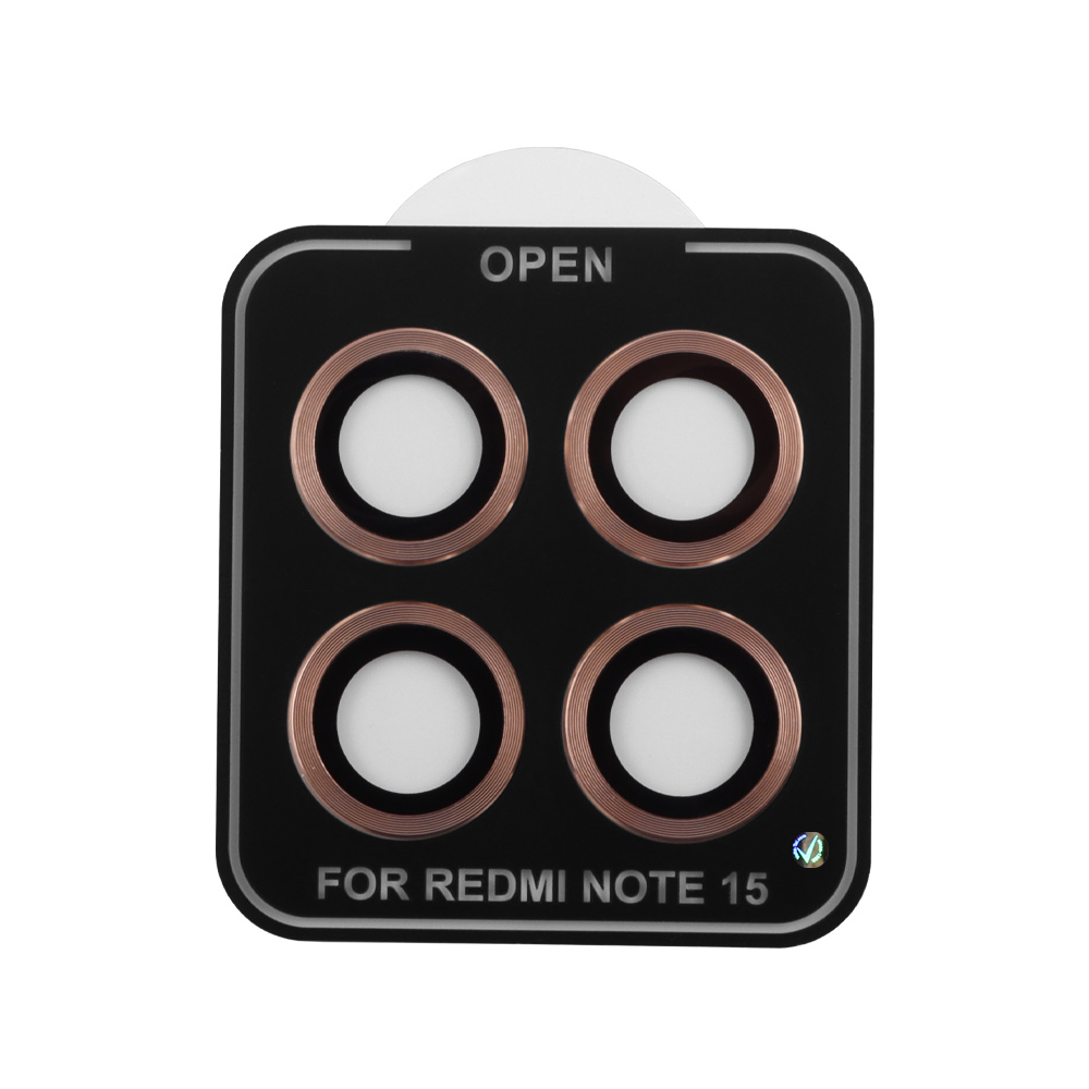 VOLTE-TEL CAMERA GLASS COVER XIAOMI REDMI NOTE 15 5G /POCO M8 5G 6.77" 9H 0.30MM EASY APPLICATION GOLD - Image 4