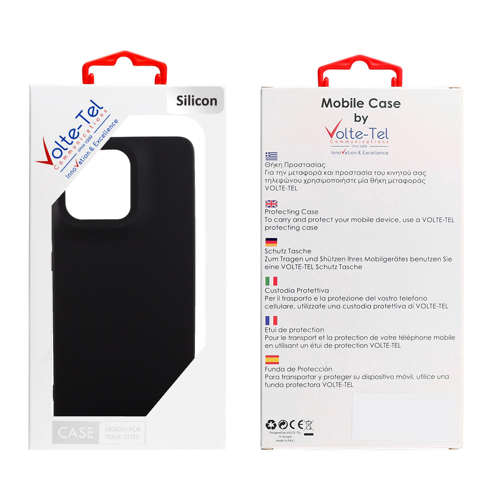 VOLTE-TEL ΘΗΚΗ MOTOROLA MOTO G57 POWER 5G/MOTO G67 POWER 5G 6.72" SILICON TPU CAMERA GUARD BLACK - Image 2