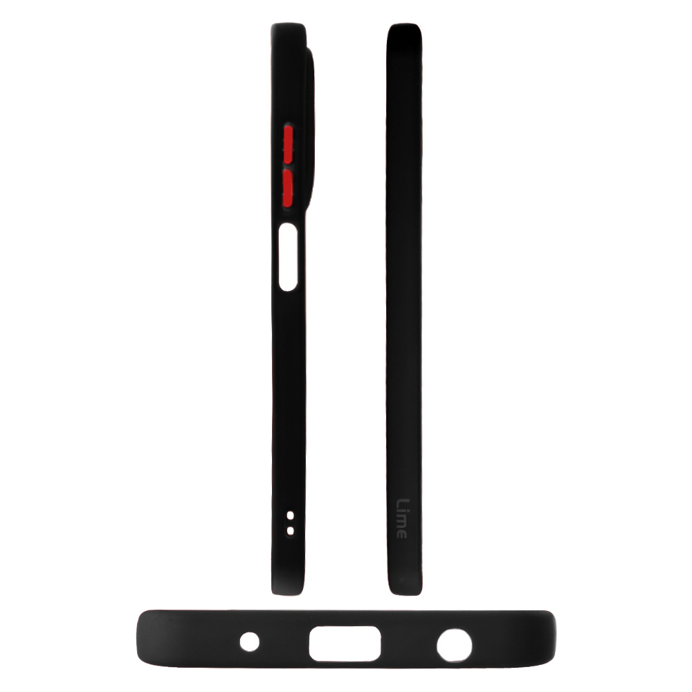 LIME ΘΗΚΗ XIAOMI REDMI A5 4G 6.88" HARDSHELL FUSION FULL CAMERA PROTECTION BLACK WITH RED KEYS - Image 5