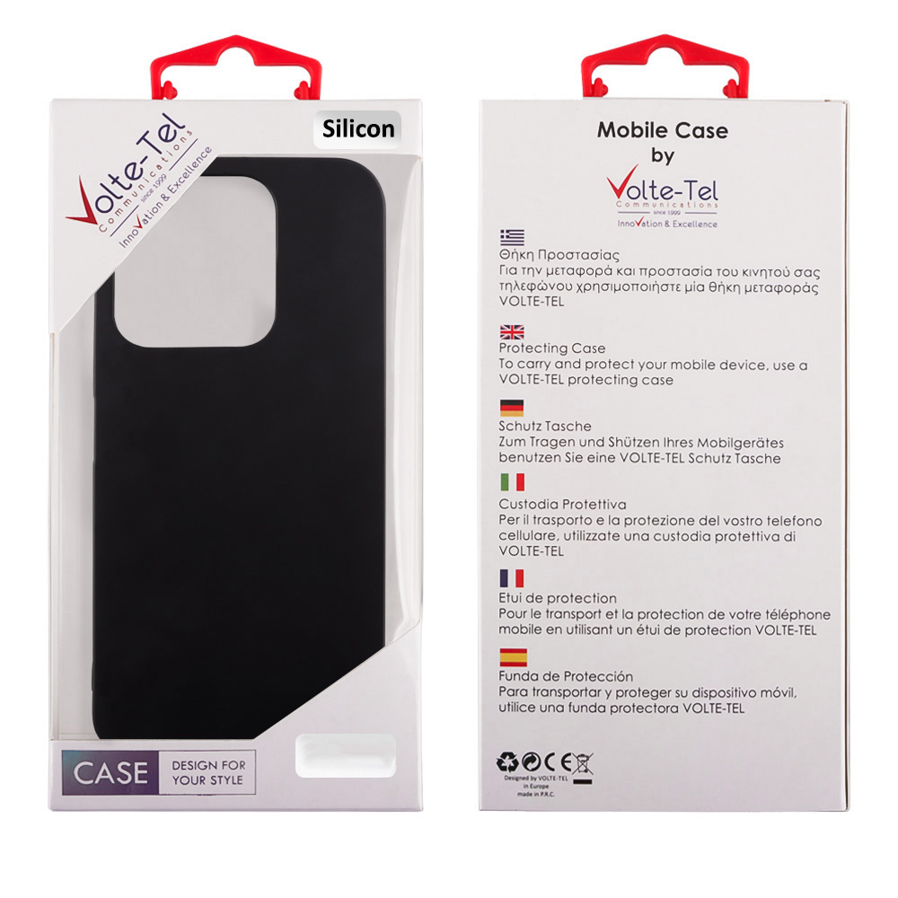 VOLTE-TEL ΘΗΚΗ REALME 16 PRO PLUS 5G 6.8" SILICON TPU CAMERA GUARD BLACK - Image 2