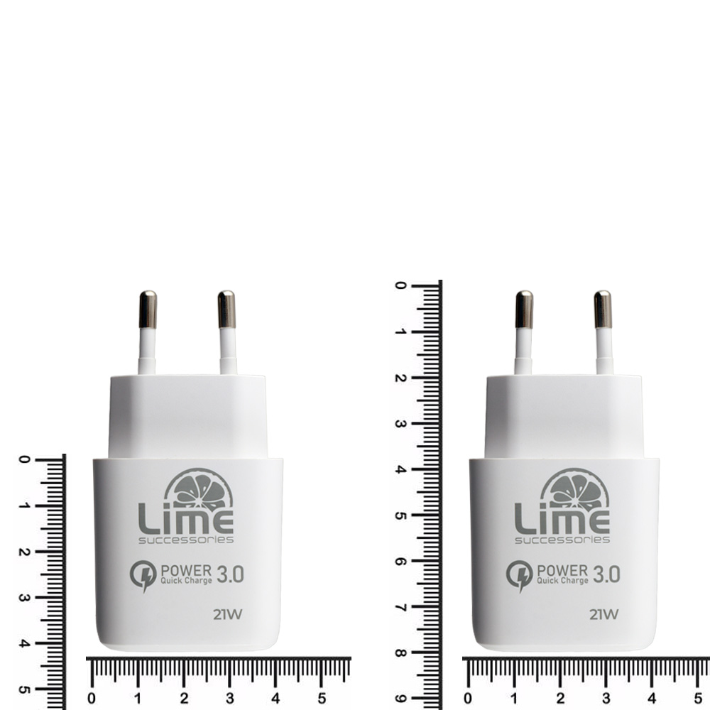 LIME USB 3.0 PD SUPER FAST TRAVEL QC 3.0 LTU22 4.0A 21W WHITE - Image 10