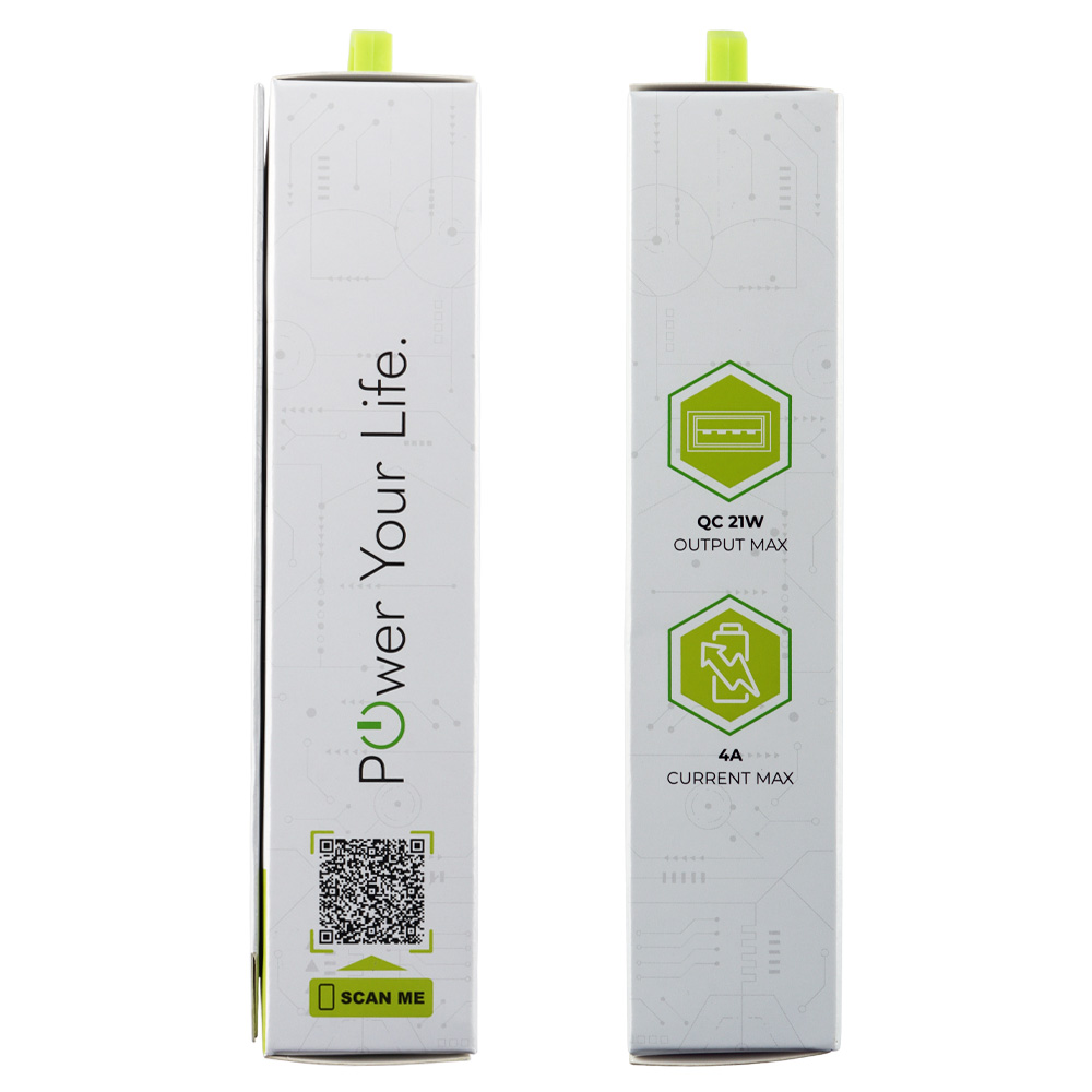 LIME USB 3.0 PD SUPER FAST TRAVEL QC 3.0 LTU22 4.0A 21W WHITE - Image 3