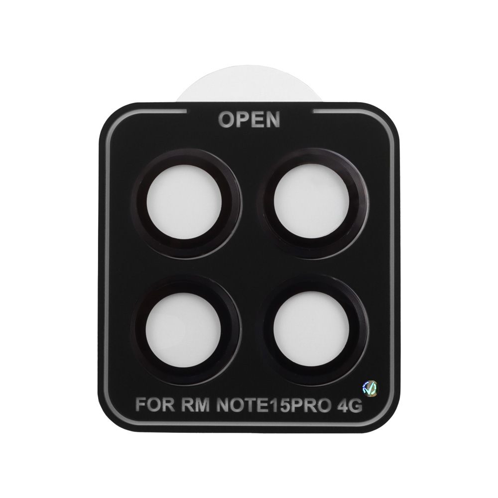 VOLTE-TEL CAMERA GLASS COVER XIAOMI REDMI NOTE 15 PRO 4G 6.77" 9H 0.30MM EASY APPLICATION BLACK - Image 4