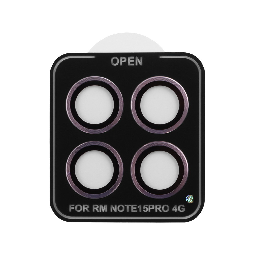 VOLTE-TEL CAMERA GLASS COVER XIAOMI REDMI NOTE 15 PRO 4G 6.77" 9H 0.30MM EASY APPLICATION PURPLE - Image 4