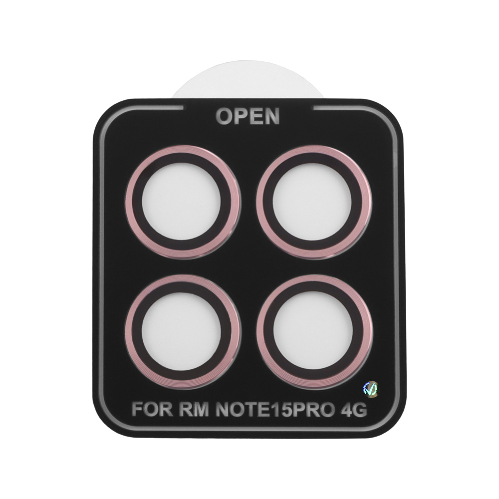 VOLTE-TEL CAMERA GLASS COVER XIAOMI REDMI NOTE 15 PRO 4G 6.77" 9H 0.30MM EASY APPLICATION PINK - Image 4