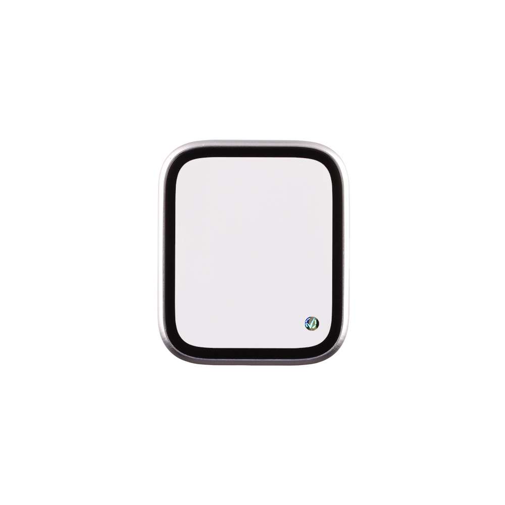 VOLTE-TEL TEMPERED GLASS APPLE WATCH 4/5/6/SE 44mm 3D CURVED ALUMINIUM 1.78" 0.30mm FULL COVER & INSTALLATION TOOL SILVER - Image 6