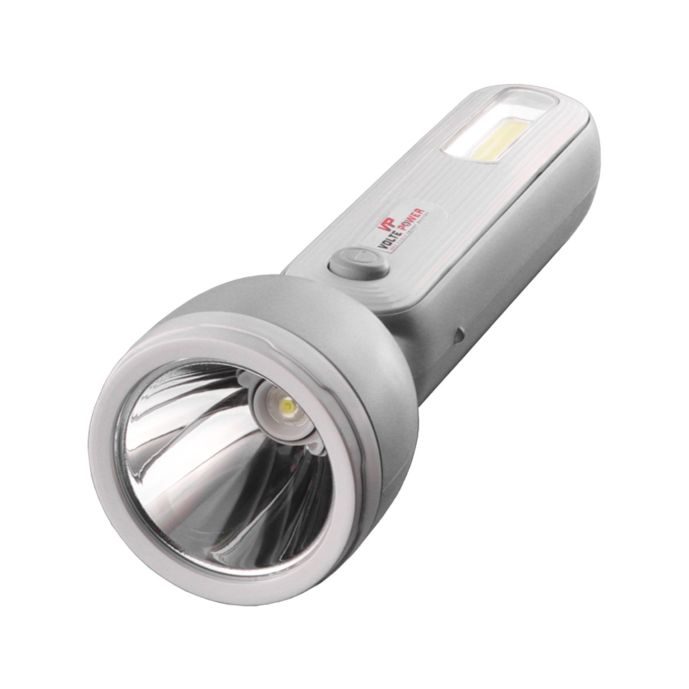 VOLTE POWER VP1831 ΦΑΚΟΣ ΧΕΙΡΟΣ 3W LED+1W COB 180 LUMENS ΓΚΡΙ - Image 5