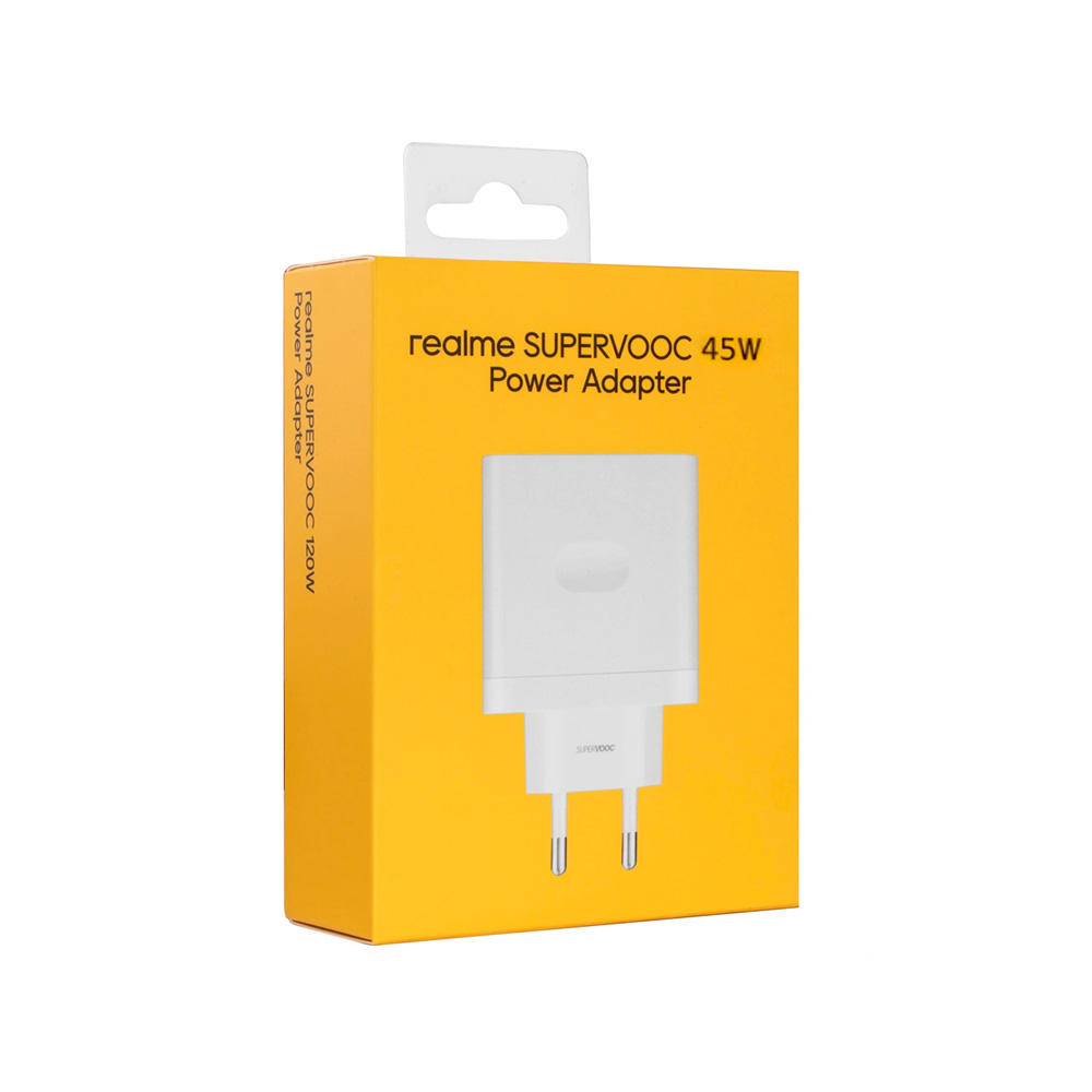 TRAVEL REALME VCB4JAEH USB A 5V/2A 11V/4.1A 45W WHITE ORIGINAL SERVICE PACK - Image 2