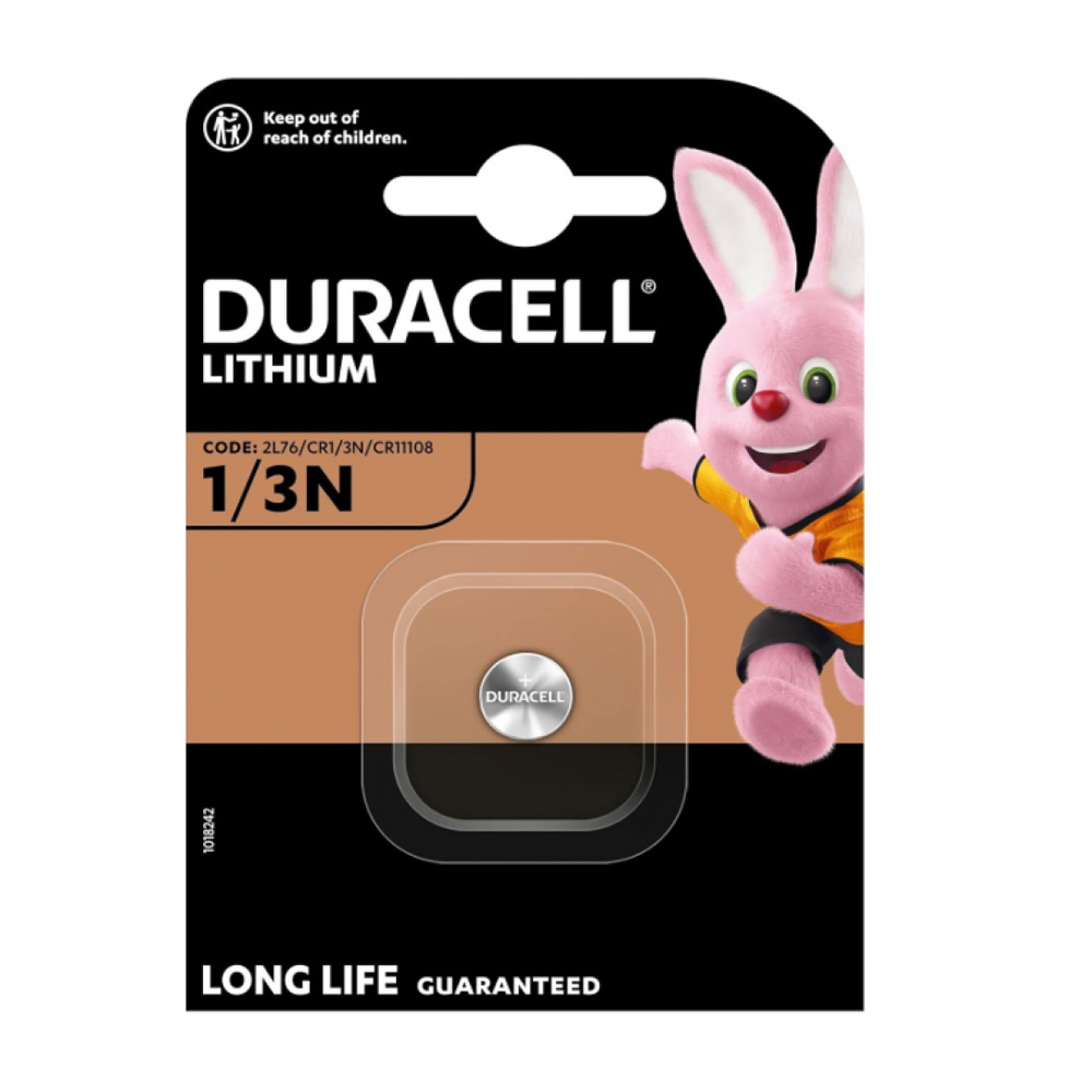 DURACELL ΜΠΑΤΑΡΙΕΣ ΦΩΤΟΓΡΑΦΙΚΗΣ ΛΙΘΙΟΥ CR-1/3N 3V Li-ion LONG LIFE 1/BLISTER