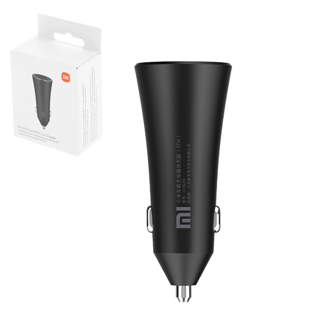 ΦΟΡΤΙΣΤΗΣ ΑΥΤΟΚΙΝΗΤΟΥ DUAL XIAOMI GDS4147GL USB-A 5V/2A 10W+USB-A 5V/3A 9V/3A 12V/2.25A 20V/1.35A 27W 37W MAX BLACK PACKING OR