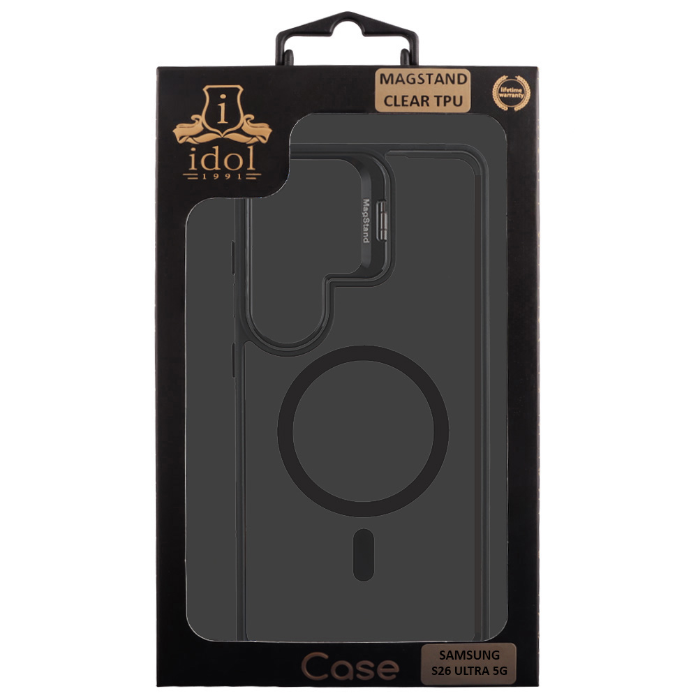IDOL 1991 ΘΗΚΗ SAMSUNG S26 ULTRA 5G S948 6.9" MAGSTAND CLEAR TPU HYPER MAGSAFE CAMERA GUARD BLACK - Image 2