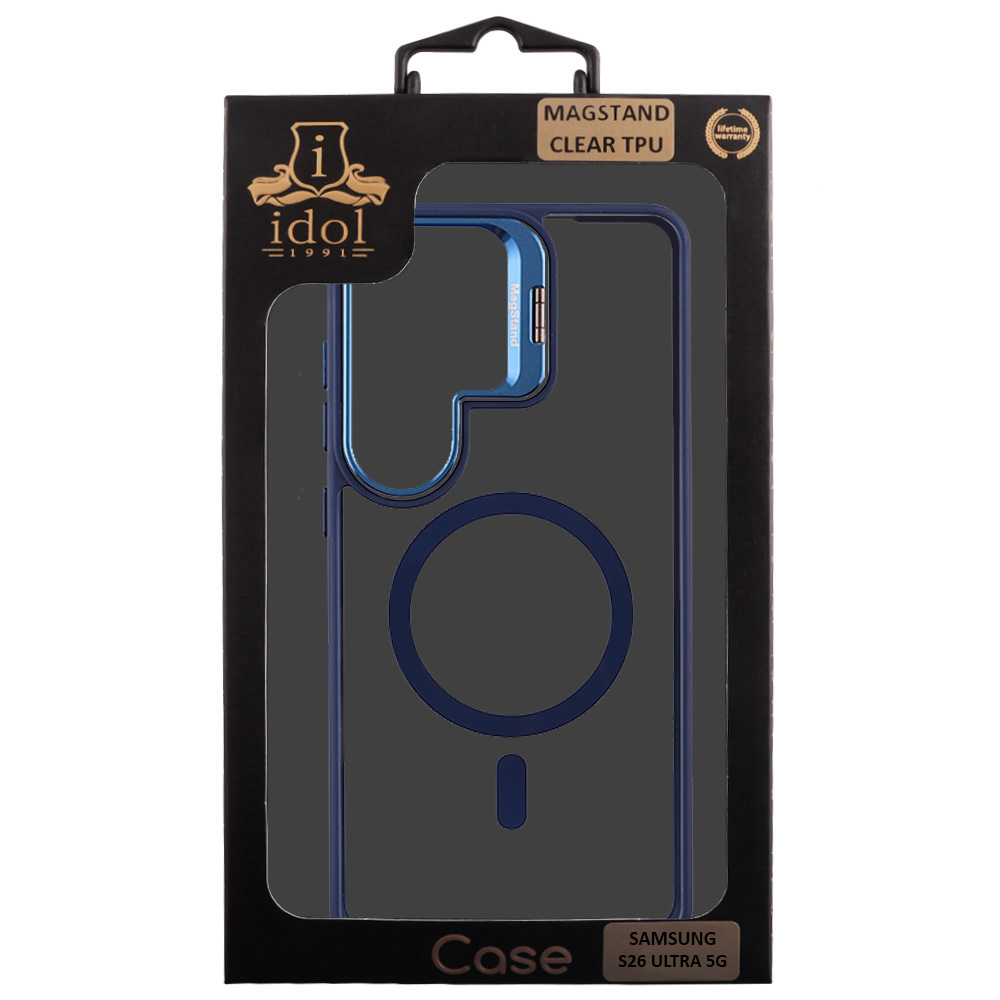 IDOL 1991 ΘΗΚΗ SAMSUNG S26 ULTRA 5G S948 6.9" MAGSTAND CLEAR TPU HYPER MAGSAFE CAMERA GUARD BLUE - Image 2