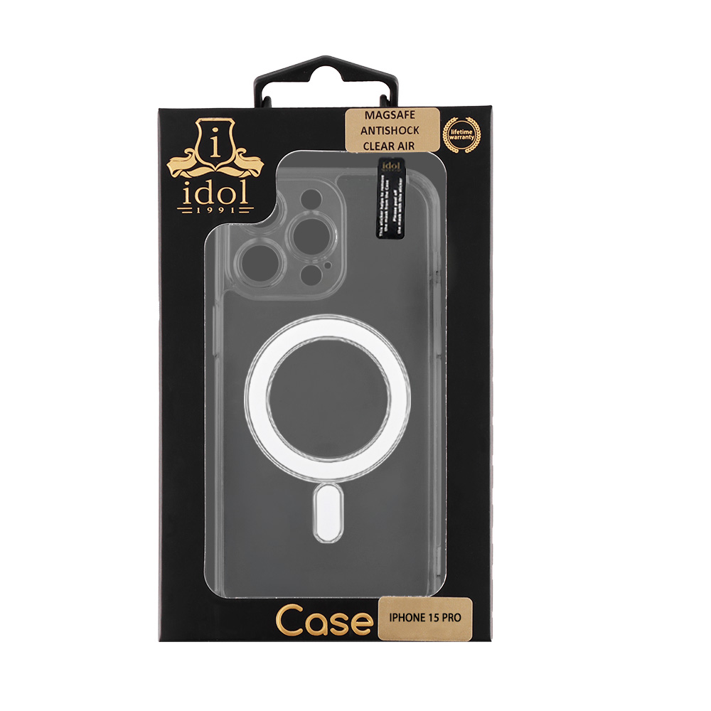 IDOL 1991 ΘΗΚΗ IPHONE 15 PRO MAX 6.7" SUPER MAGSAFE ANTISHOCK CLEAR AIR BACK COVER TPU FULL CAMERA PROTECTION ΔΙΑΦΑΝΗ - Image 7