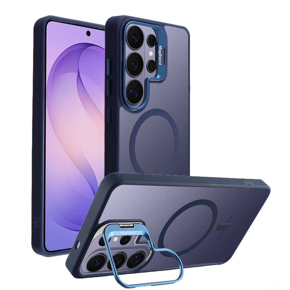 IDOL 1991 ΘΗΚΗ SAMSUNG S26 ULTRA 5G S948 6.9" MAGSTAND CLEAR TPU HYPER MAGSAFE CAMERA GUARD BLUE
