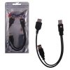 ΚΑΛΩΔΙΟ Η/Υ ΠΡΟΕΚΤΑΣΗ USB 2.0 ΑΠΟ USB 2.0 MALE ΣΕ USB MALE & USB 2.0 FEMALE 0.3m ΜΑΥΡΟ