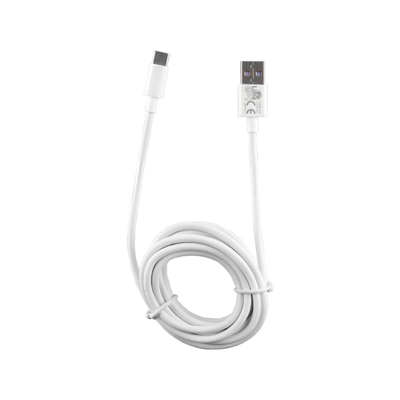 LIME TYPE C USB 6.0A ΦΟΡΤΙΣΗΣ-DATA 2m L02 WHITE - Image 2