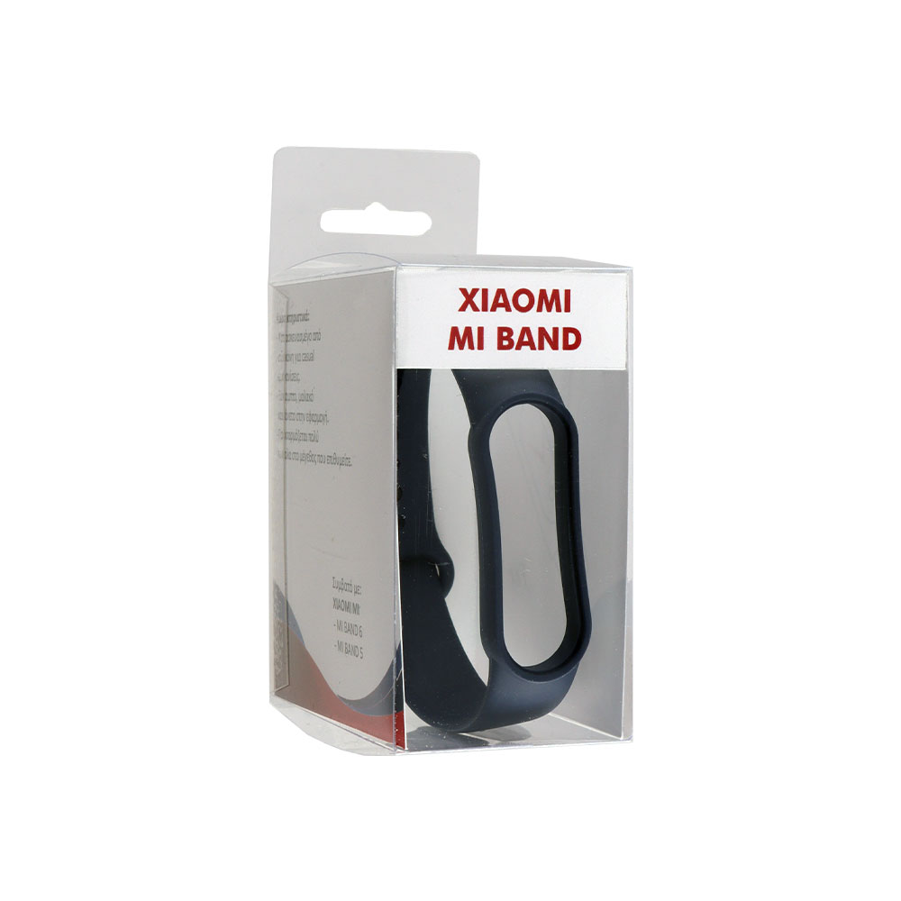 VOLTE-TEL ΛΟΥΡΑΚΙ ΡΟΛΟΓΙΟΥ ΣΙΛΙΚΟΝΗΣ XIAOMI MI BAND 5/MI BAND 6 DARK BLUE - Image 3
