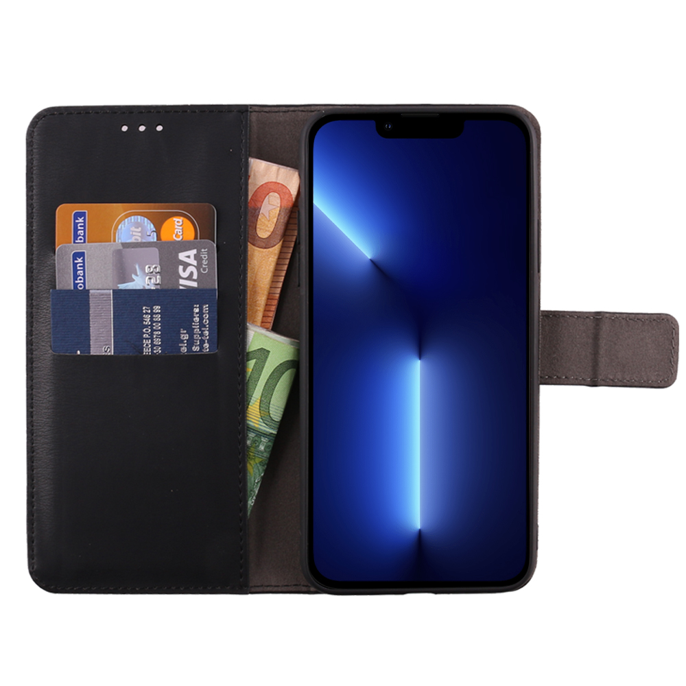 VOLTE-TEL ALLURE ΘΗΚΗ IPHONE 13 PRO 6.1in MAGNET BOOK STAND CLIP BLACK - Image 4