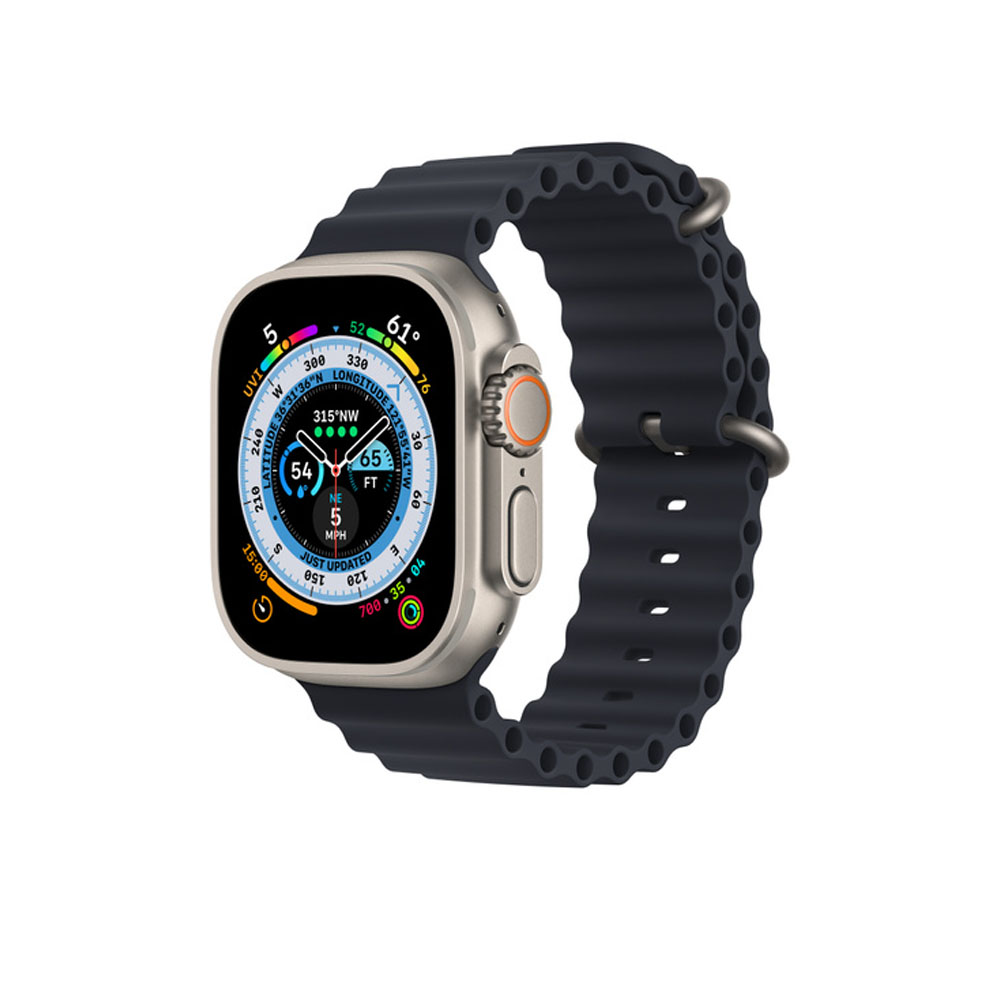 VOLTE-TEL VT107 ΛΟΥΡΑΚΙ ΡΟΛΟΓΙΟΥ ΣΥΜΒΑΤΟ ΜΕ APPLE WATCH 42/44/45/46/49mm OCEAN BAND LOOP DARK BLUE - Image 2