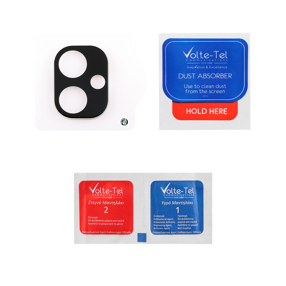 VOLTE-TEL CAMERA GLASS XIAOMI REDMI NOTE 13 PRO PLUS 5G 6,67in 9H 0.25mm 3D CURVED BLACK - Image 4