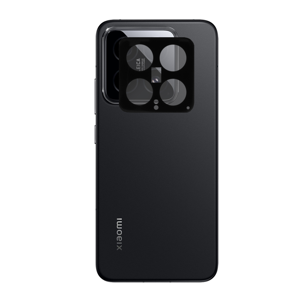 VOLTE-TEL CAMERA GLASS XIAOMI 14 5G 6.36in 9H 0.25mm 3D CURVED BLACK - Image 2