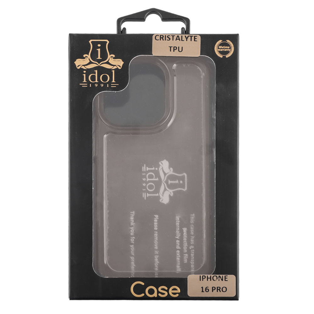 IDOL 1991 CRISTALYTE TPU ΘΗΚΗ IPHONE 16 PRO 6.3in CAMERA GUARD ΔΙΑΦΑΝΗ ΓΚΡΙ - Image 8