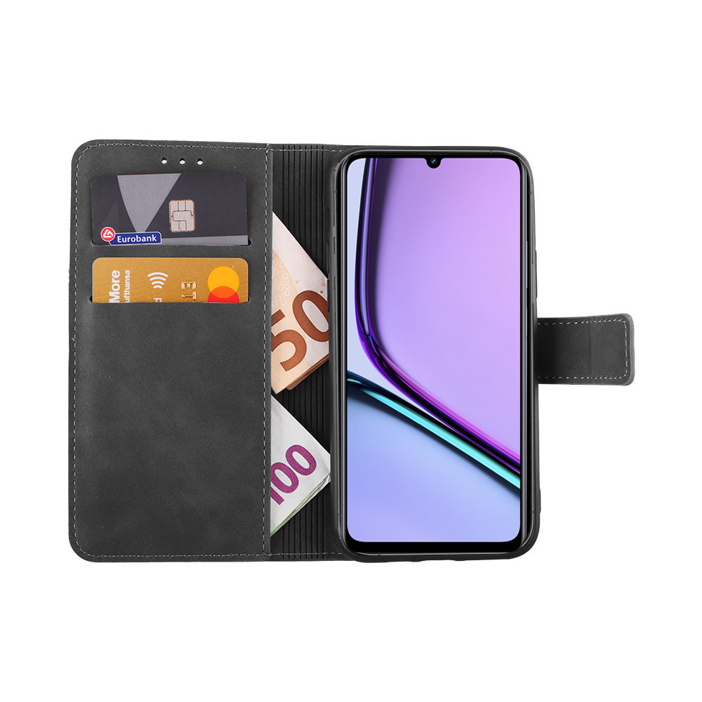 LIME ESSENTIAL ΘΗΚΗ REALME NOTE 60 6.74in MAGNET BOOK STAND CLIP GREY - Image 2