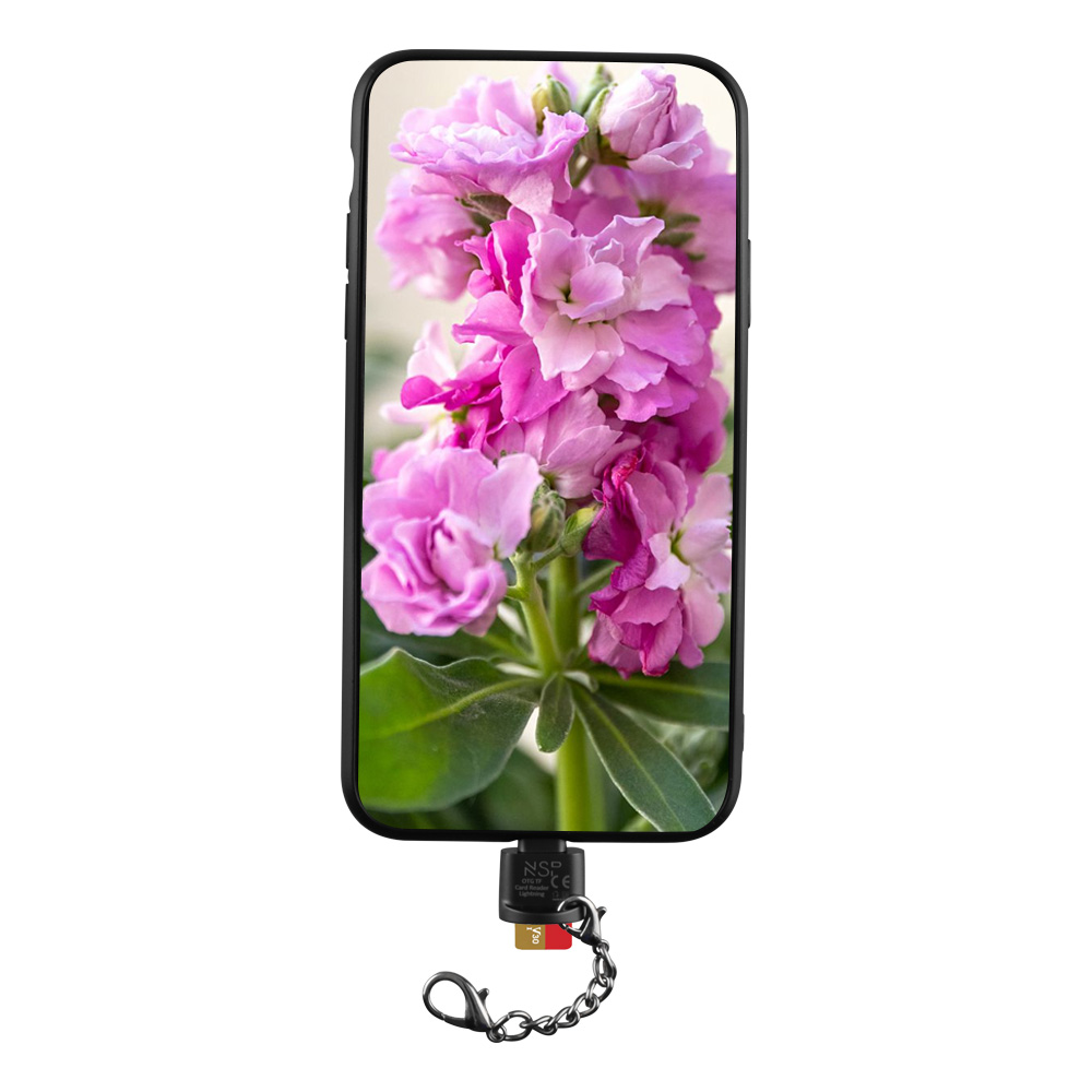 NSP N34 OTG TF/MICRO SD TO LIGHTNING BLACK - Image 4