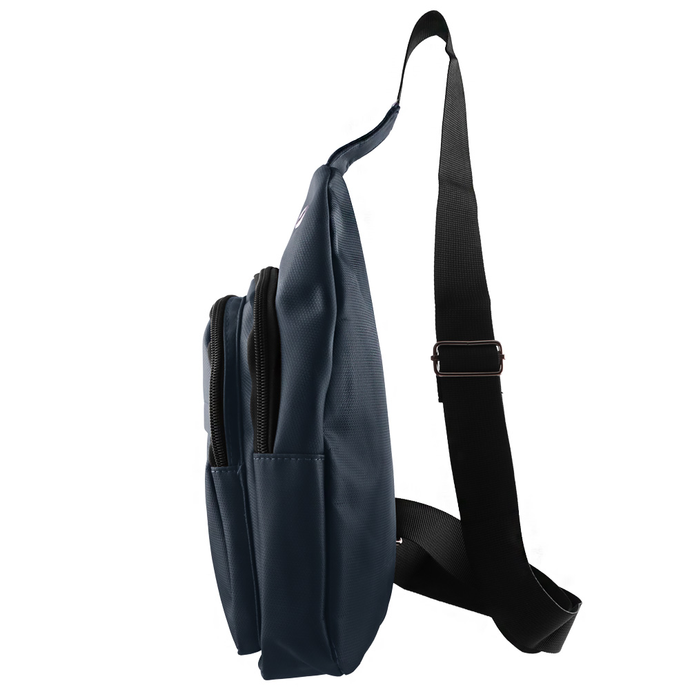 NSP N122 CASUAL ΤΣΑΝΤΑΚΙ ΑΔΙΑΒΡΟΧΟ CROSSBODY 8L SOFT ΥΦΑΣΜΑΤΙΝΟ BLUE - Image 3