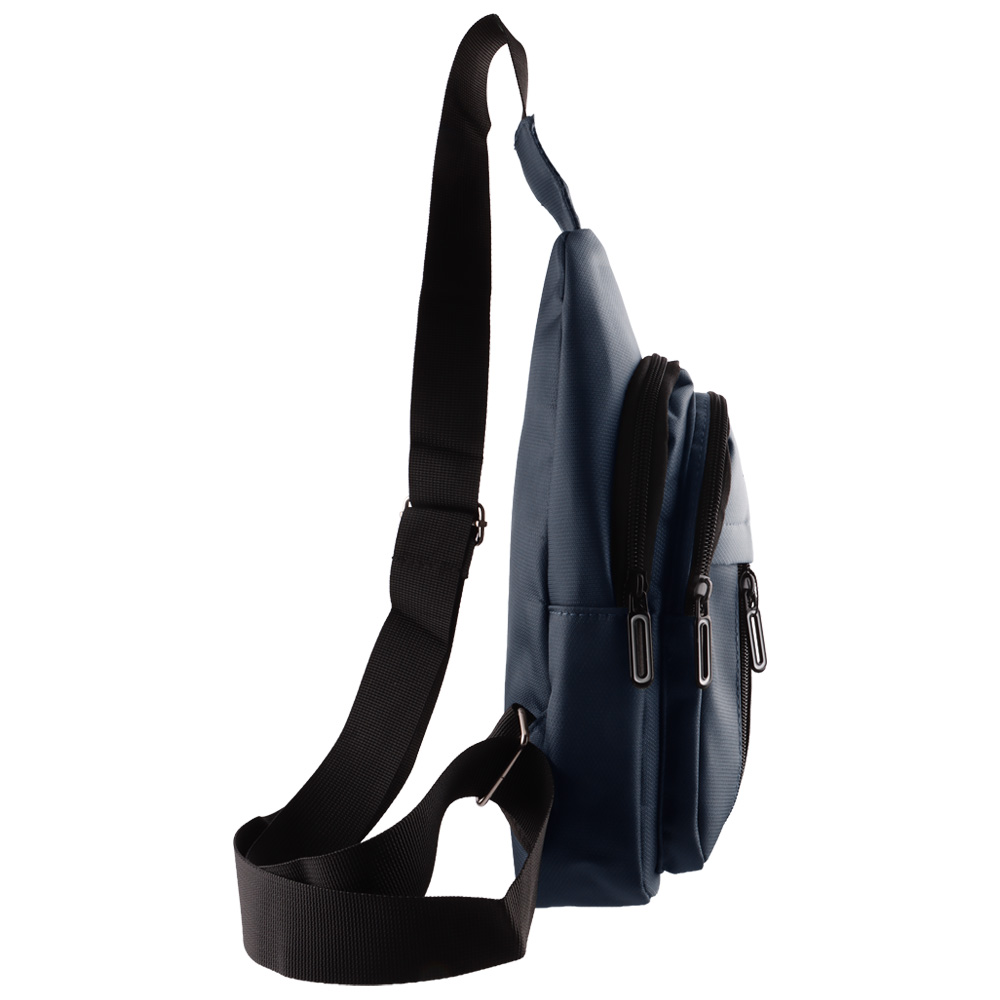 NSP N122 CASUAL ΤΣΑΝΤΑΚΙ ΑΔΙΑΒΡΟΧΟ CROSSBODY 8L SOFT ΥΦΑΣΜΑΤΙΝΟ BLUE - Image 4