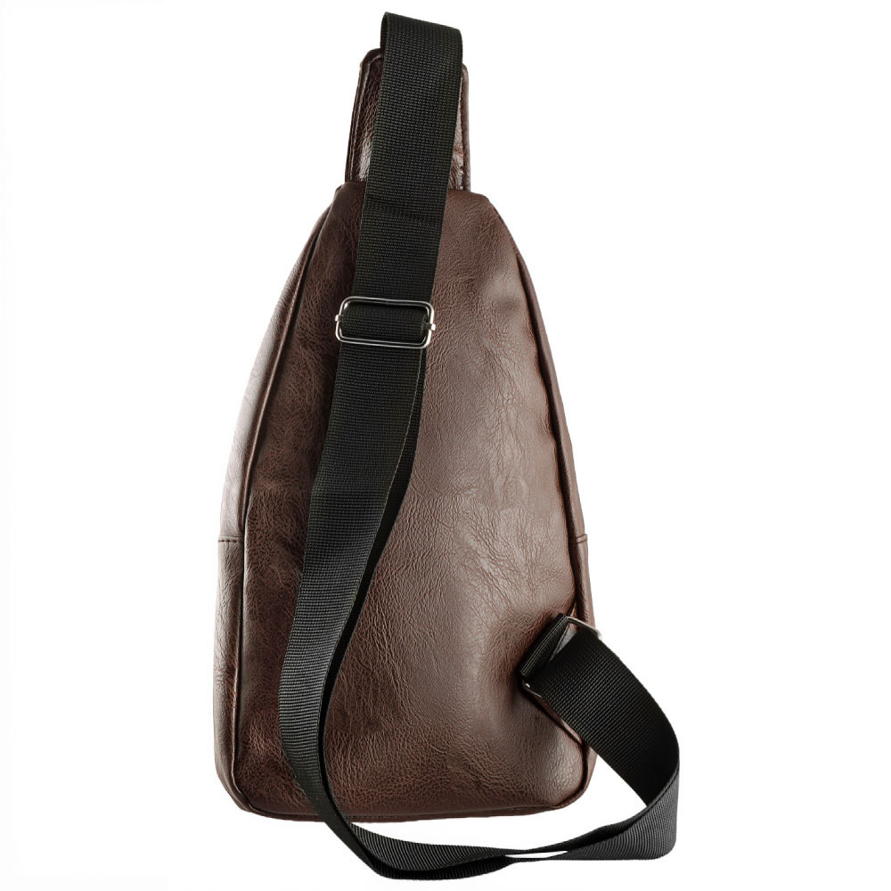 NSP N110 ALMOND ΤΣΑΝΤΑΚΙ CROSSBODY 8.5L ΔΕΡΜΑΤΙΝΟ BROWN - Image 2