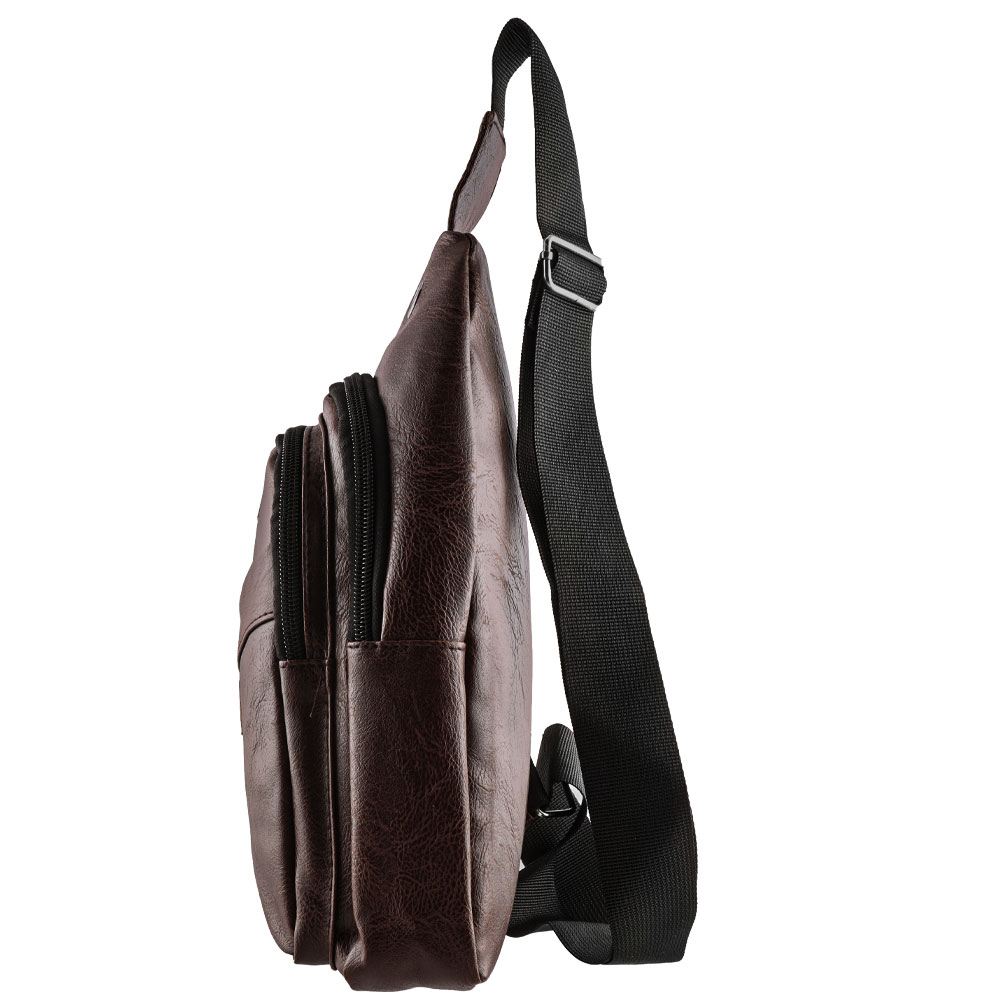 NSP N110 ALMOND ΤΣΑΝΤΑΚΙ CROSSBODY 8.5L ΔΕΡΜΑΤΙΝΟ BROWN - Image 3