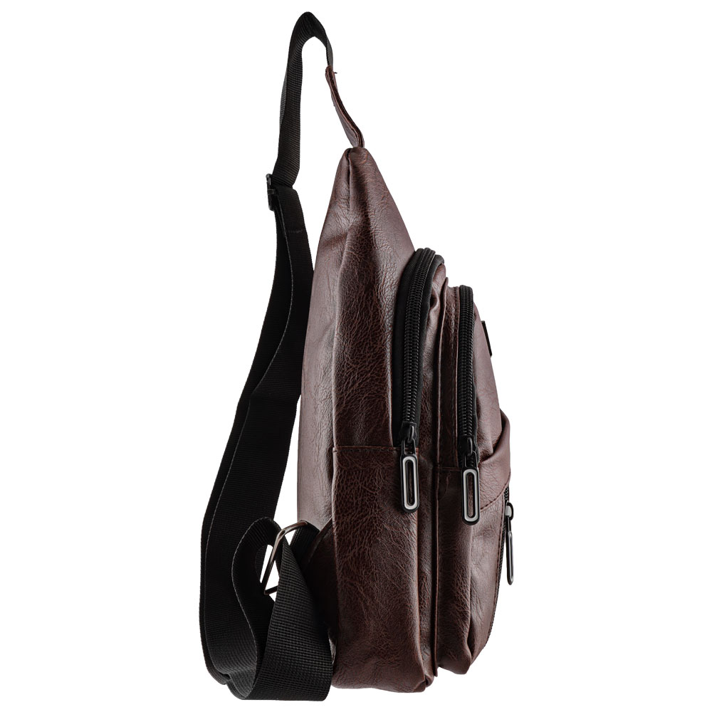 NSP N110 ALMOND ΤΣΑΝΤΑΚΙ CROSSBODY 8.5L ΔΕΡΜΑΤΙΝΟ BROWN - Image 4