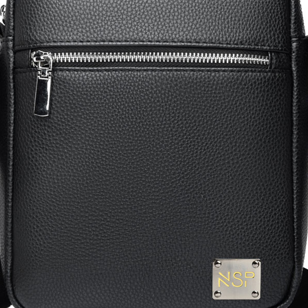 NSP N112 PROFESSIONAL ΤΣΑΝΤΑΚΙ ΩΜΟΥ/ΧΙΑΣΤΙ 4L ΔΕΡΜΑΤΙΝΟ BLACK - Image 9