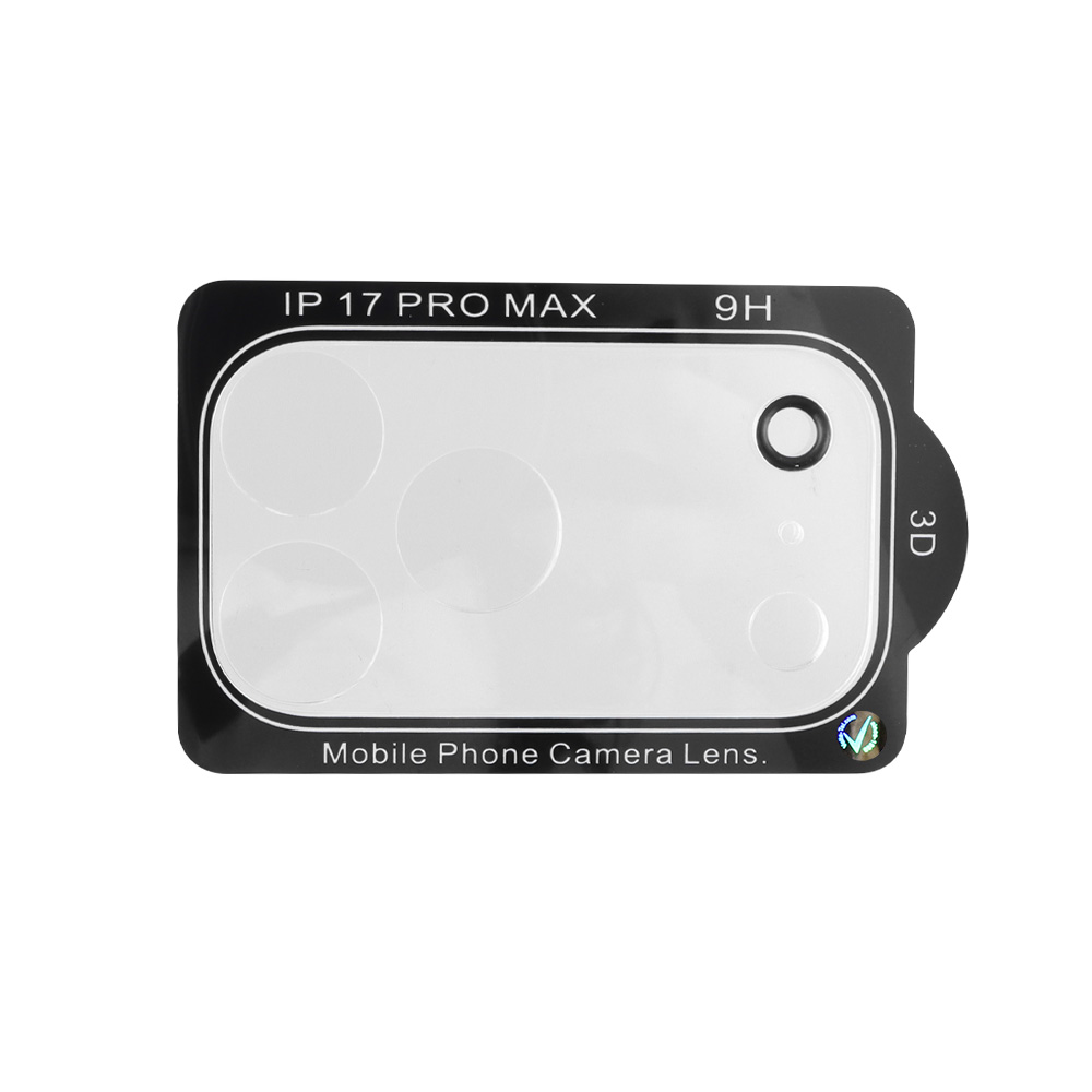 VOLTE-TEL CAMERA GLASS IPHONE 17 PRO 6.3in 9H 0.25mm 3D CURVED TRANSPARENT - Image 3