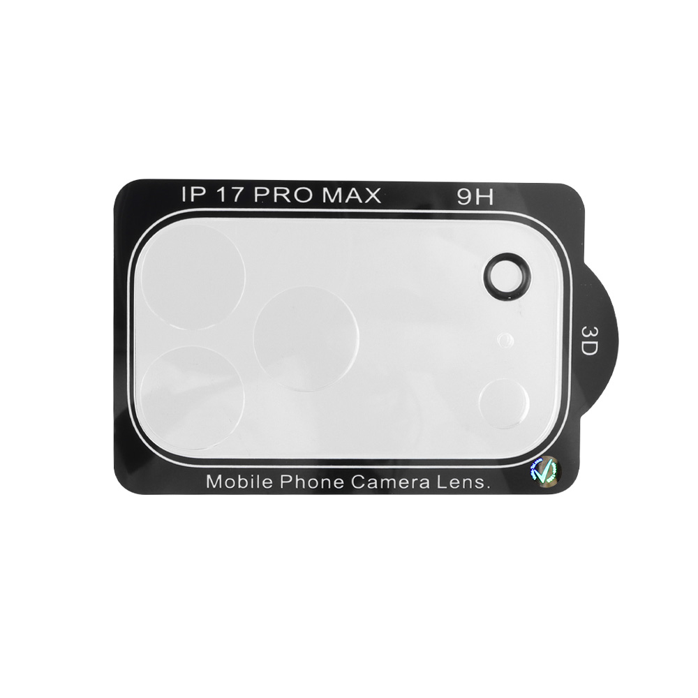 VOLTE-TEL CAMERA GLASS IPHONE 17 PRO MAX 6.9in 9H 0.25mm 3D CURVED TRANSPARENT - Image 3