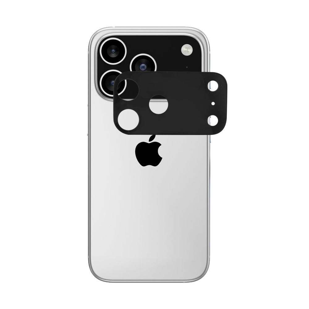 VOLTE-TEL CAMERA GLASS IPHONE 17 PRO 6.3in 9H 0.25mm 3D CURVED BLACK - Image 2