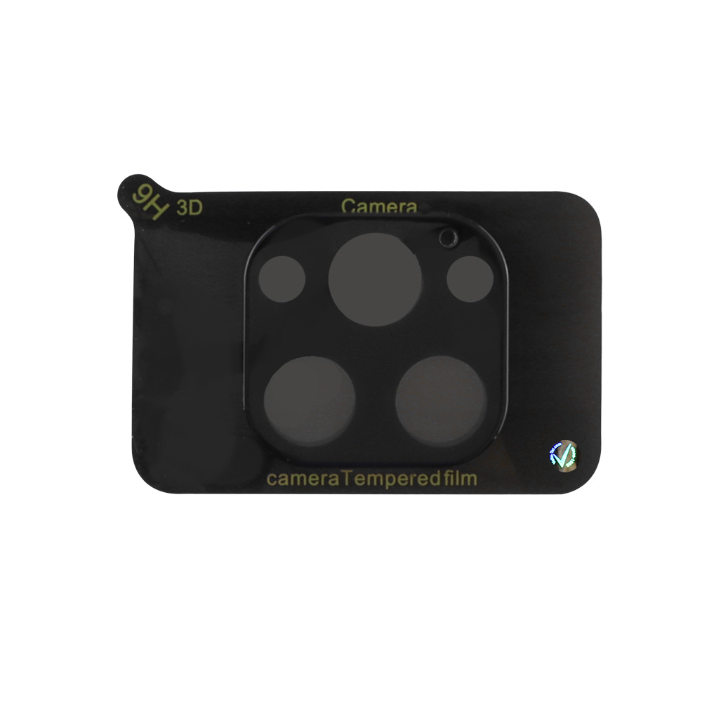 VOLTE-TEL CAMERA GLASS IPHONE 13 PRO 6.1in/IPHONE 13 PRO MAX 6.7in 9H 0.25mm 3D CURVED BLACK - Image 3