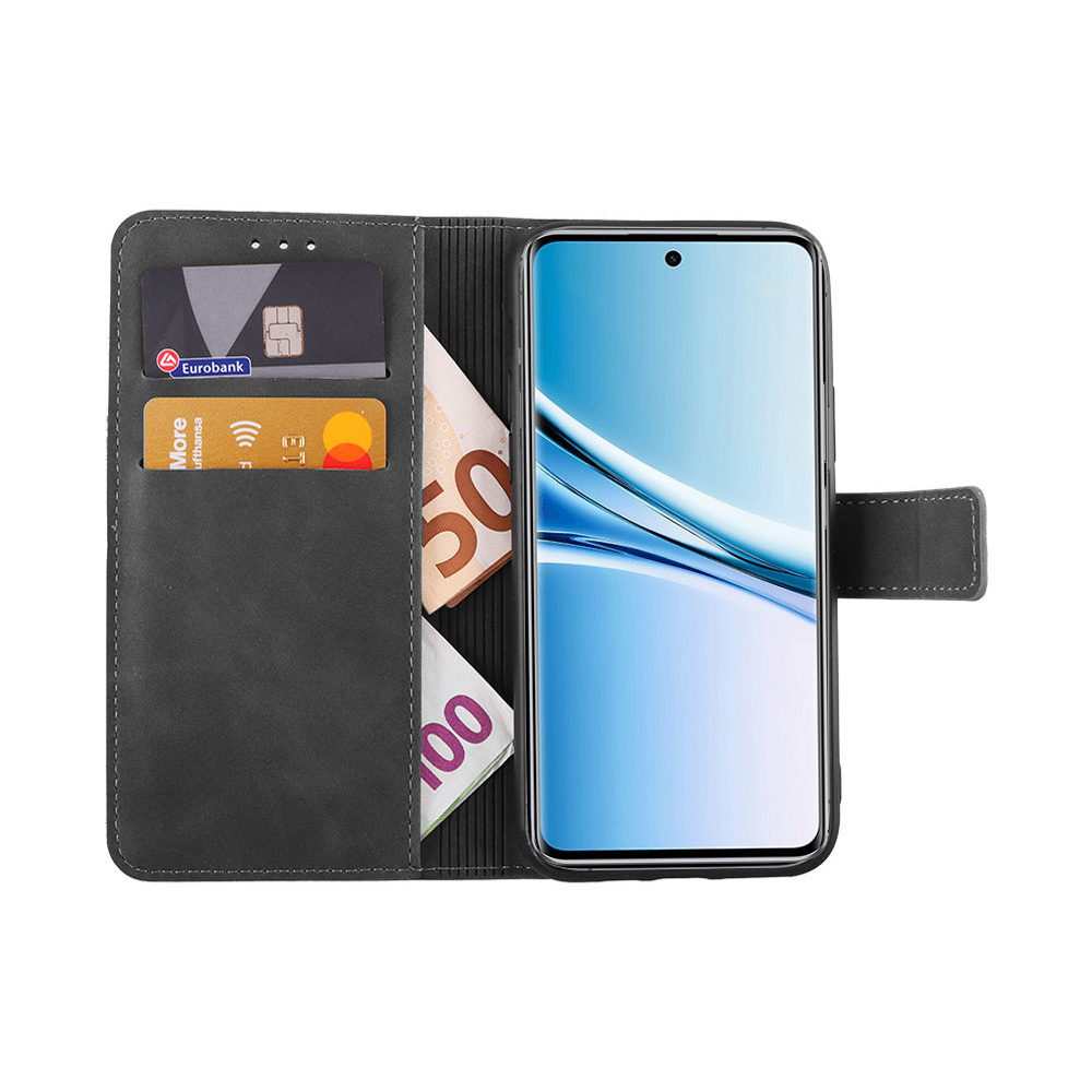 LIME ESSENTIAL ΘΗΚΗ XIAOMI REDMI NOTE 15 4G 6.9in MAGNET BOOK STAND CLIP GREY - Image 2