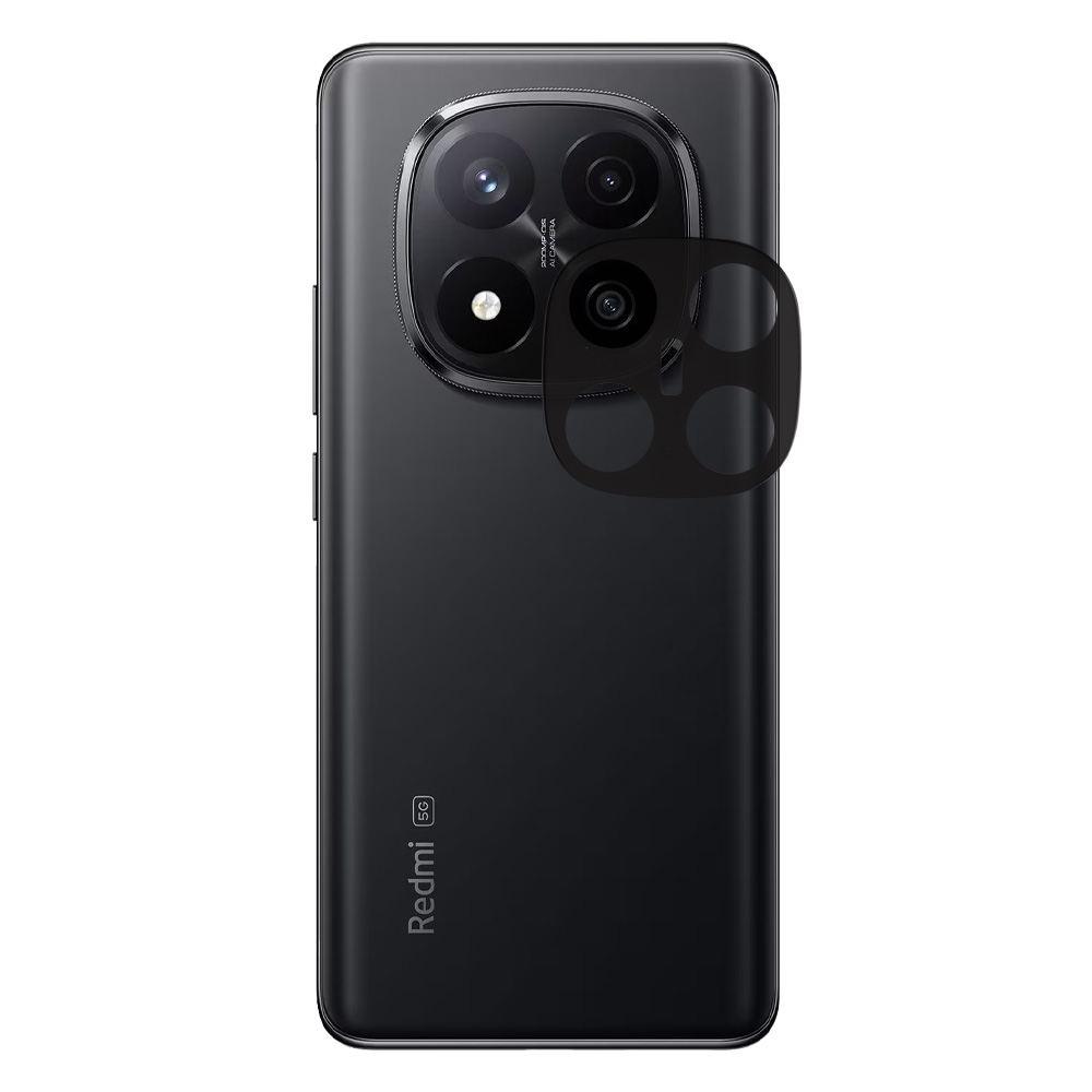 VOLTE-TEL CAMERA GLASS XIAOMI REDMI NOTE 14 PRO PLUS 5G 6.67in 9H 0.25mm 3D CURVED BLACK - Image 2