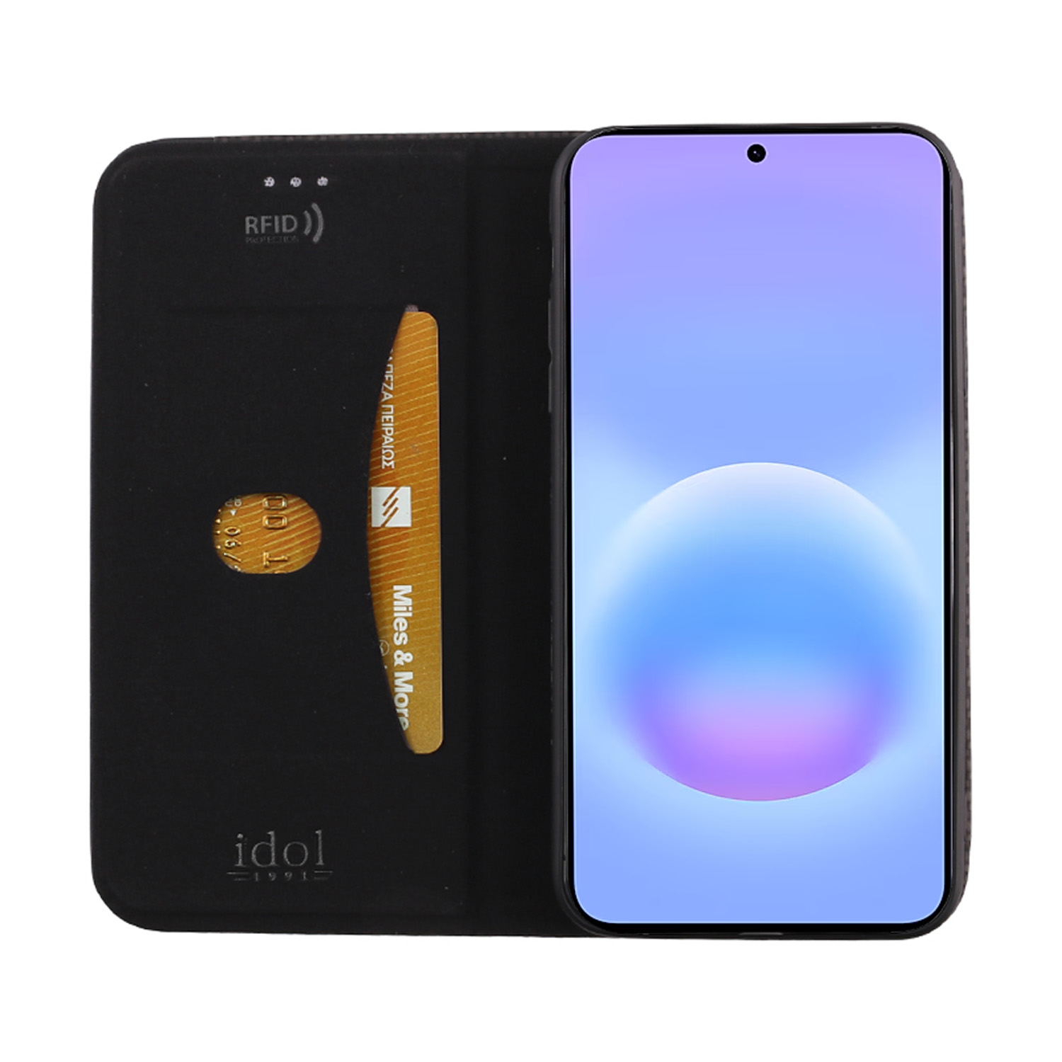 IDOL 1991 ELITE ΘΗΚΗ SAMSUNG A57 5G A576 6.7in ANTI-RFID BOOK STAND BLACK - Image 2