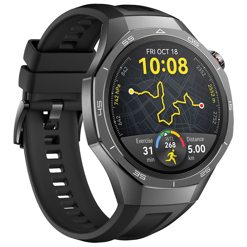 SMART WATCH HUAWEI GT 5 PRO 46MM 1.43in 55020DKD ΑΔΙΑΒΡΟΧΟ BLACK GR - Image 3