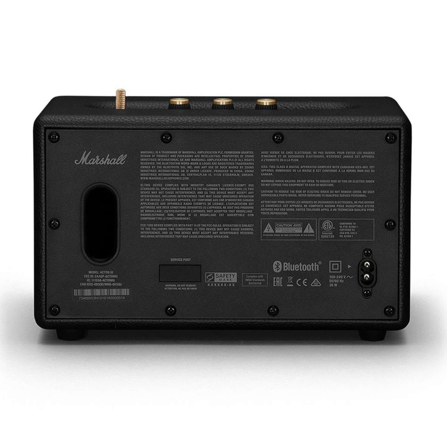 MARSHALL BLUETOOTH SPEAKERS 60W BIG ACTON III BT V5.2 BLACK OR - Image 6