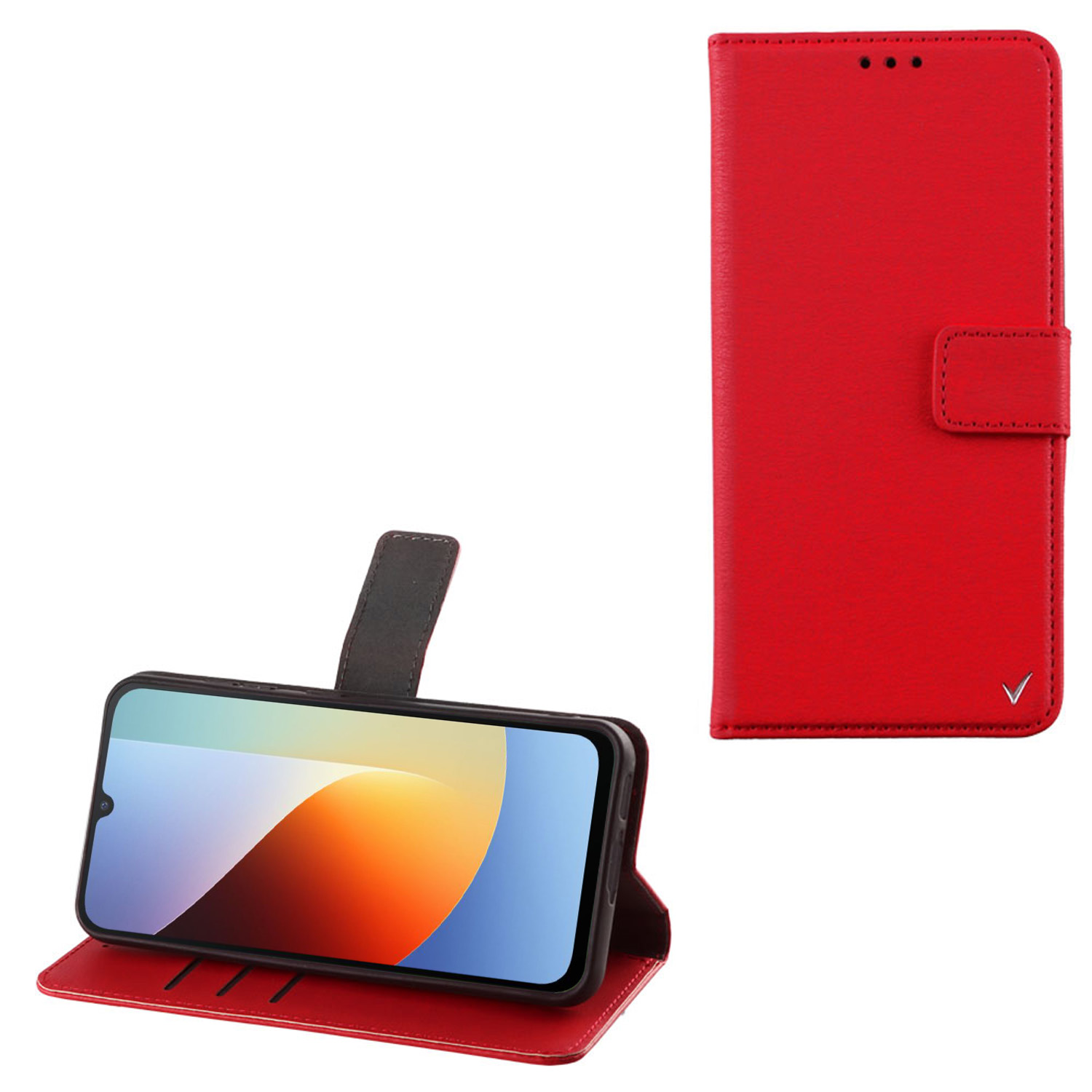 VOLTE-TEL ALLURE ΘΗΚΗ XIAOMI REDMI A7 PRO 4G 6.9in MAGNET BOOK STAND CLIP RED