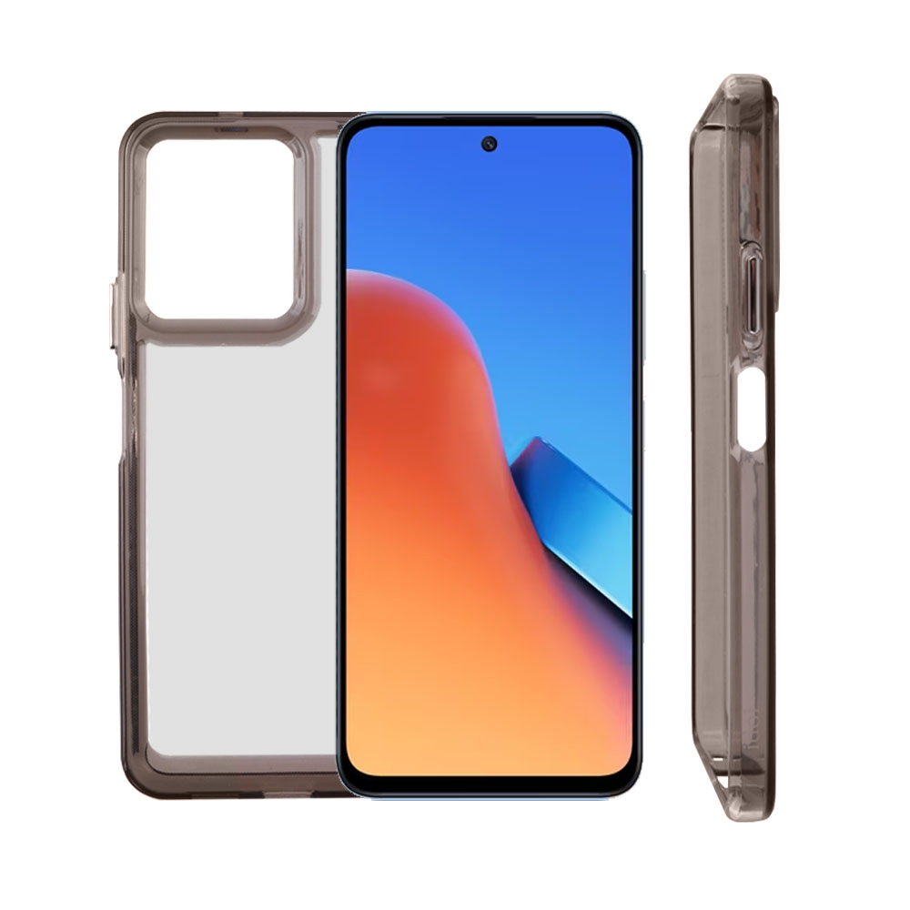 IDOL 1991 CRISTALYTE TPU ΘΗΚΗ XIAOMI REDMI 12 4G/5G 6.79in CAMERA GUARD ΔΙΑΦΑΝΗ ΓΚΡΙ
