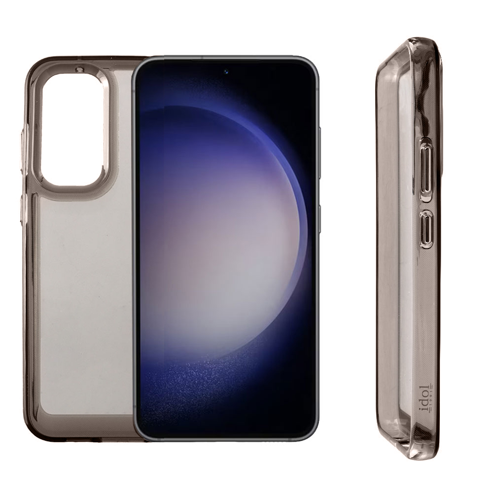 IDOL 1991 CRISTALYTE TPU ΘΗΚΗ SAMSUNG S23 FE 5G S711 6.4in CAMERA GUARD ΔΙΑΦΑΝΗ ΓΚΡΙ