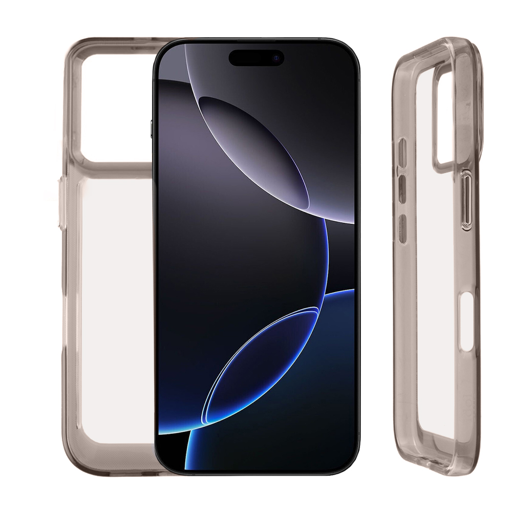 IDOL 1991 CRISTALYTE TPU ΘΗΚΗ IPHONE 16 PRO 6.3in CAMERA GUARD ΔΙΑΦΑΝΗ ΓΚΡΙ