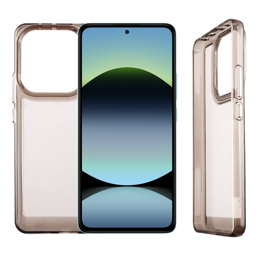 IDOL 1991 CRISTALYTE TPU ΘΗΚΗ XIAOMI REDMI NOTE 14 4G 6.67in CAMERA GUARD ΔΙΑΦΑΝΗ ΓΚΡΙ